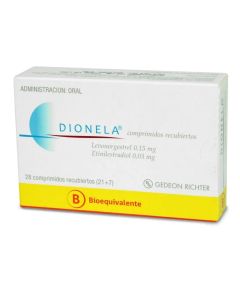 Dionela - 28 Comprimidos Recubiertos - Anticonceptivo Oral