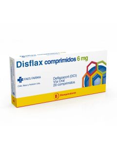 Disflax - 6mg Deflazacort - 20 Comprimidos