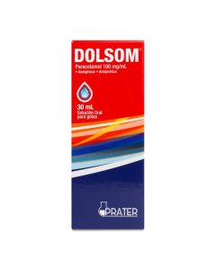 Dolsom - 100mg/ml Paracetamol - 30ml Solución Oral para Gotas