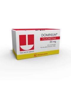 Dominium - 20mg Fluoxetina - 60 Comprimidos