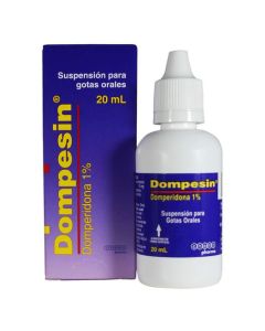 Dompesin - 1% Domperidona - 20ml Suspensión para Gotas Orales