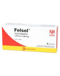 Felsol - 150mg Fluconazol - 2 Cápsulas