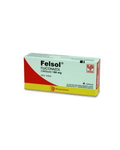 Felsol - 150mg Fluconazol - 4 Cápsulas