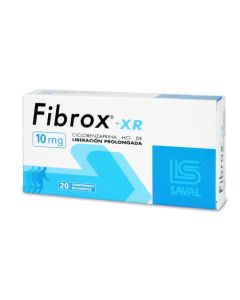 Fibrox XR - 10mg Ciclobenzaprina - 20 Comprimidos Recubiertos