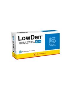 LowDen - 10mg Atorvastatina - 60 Comprimidos Recubiertos