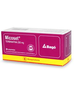 Micoset - 250mg Terbinafina - 28 Comprimidos