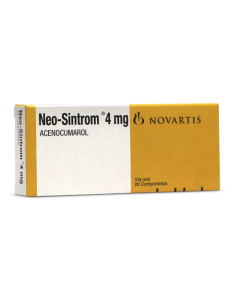 Neo-Sintrom - 4mg Acenocumarol - 20 Comprimidos