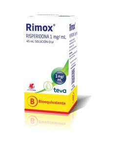 Rimox - 1mg/ml Risperidona - 45ml Solucion Oral