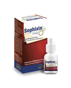 Sophixin Ofteno - 0,3% Ciprofloxacino - 5ml Solución Oftálmica Estéril