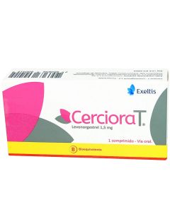 CercioraT - 1,5mg Levonorgestrel - 1 Comprimido - Anticonceptivo Oral