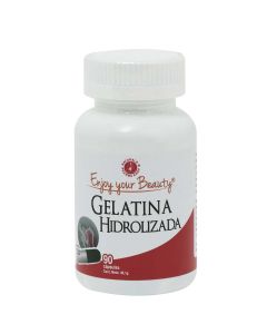 Gelatina Hidrolizada - 240mg Colágeno Hidrolizado - 90 Cápsulas