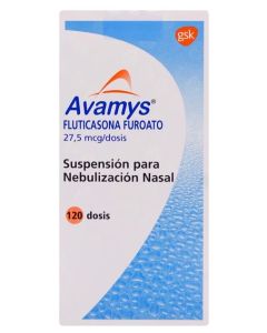 Avamys - 27,5mcg/dosis Fluticasona - 120 Dosis Suspensión para Nebulización Nasal