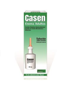 Casen - 133ml Solución Salina Laxante para Enema Adulto