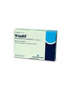 Viadil - 5mg/ml Pargeverina - 2 Ampollas de 1ml