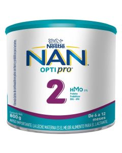 Nan 2 Optipro - 800grs Fórmula Láctea para Lactantes de 6 a 12 meses