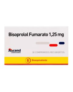 Bisoprolol 1,25mg - 30 Comprimidos Recubiertos