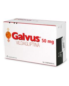 Galvus - 50mg Vildagliptina - 56 Comprimidos