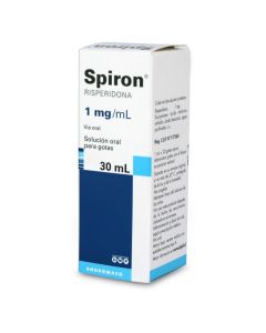 Spiron - 1mg/ml Risperidona - 30ml Solución Oral para Gotas