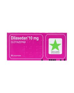 Dilasedan - 10mg Clotiazepam - 30 Comprimidos