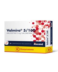 Valmira 5mg/160mg - 28 Comprimidos Recubiertos