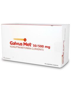 Galvus Met 50/500mg - 56 Comprimidos Recubiertos