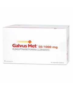 Galvus Met 50/1000mg - 56 Comprimidos Recubiertos