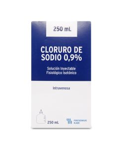 Cloruro de Sodio 0,9% - 250ml Solución Inyectable