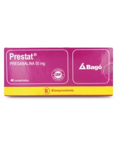 Prestat - 50mg Pregabalina - 40 Comprimidos