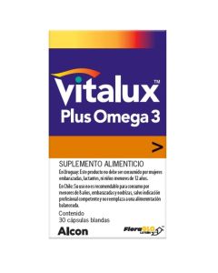 Vitalux Plus Omega 3 - 30 Cápsulas Blandas