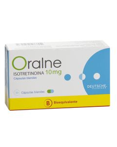 Oralne - 10mg Isotretinoína - 30 Cápsulas Blandas