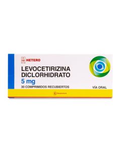 Levocetirizina 5mg - 30 Comprimidos Recubiertos