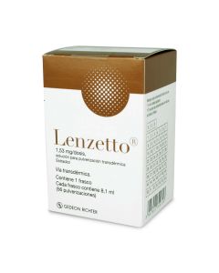 Lenzetto - 1,53mg/dosis Estradiol - 1 Frasco de 8,1ml para 56 Pulverizaciones Transdérmicas