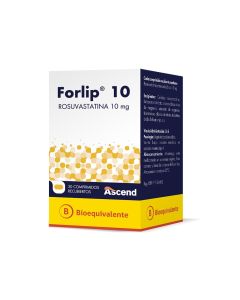 Forlip 10 - 10mg Rosuvastatina - 30 Comprimidos Recubiertos