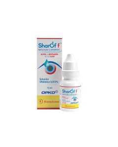 SharOff - 0,012% Nafazolina Clorhidrato - 15ml Solución Oftálmica