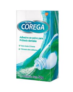 Corega Ultra - 50grs Adhesivo en Polvo para Prótesis Dentales