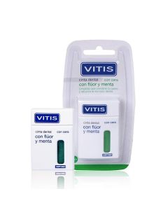 Vitis - 50mts Cinta Dental con Flúor y Menta