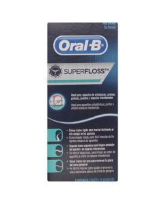 Oral-B Superfloss - 50 Filamentos de Hilo Dental