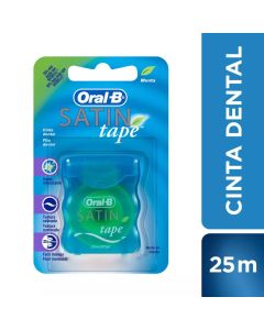 Oral-B Satin Tape - 25mts Cinta Dental Menta