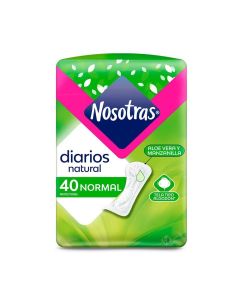 Nosotros Tela Suave - 40 Protectores Diarios