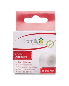 Family Set - 1 Cinta Adhesiva tipo Plástico 2,5 cm x 9,1mts