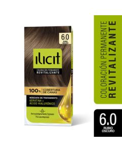 Ilicit 6.0 Rubio Oscuro - 45grs Tintura Permanente 