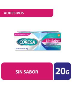 Corega Ultra - 20grs Crema Adhesiva para Prótesis Dentales sin Sabor