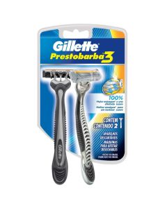 Gillette Prestobarba 3 - 2 Máquinas de Afeitar