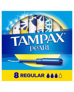 Tampax Pearl - 8 Unidades Tampones Flujo Regular