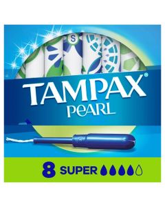 Tampax Pearl - 8 Unidades Tampones Flujo Super