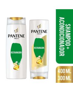 Pantene Pro-V Restauración - Pack 1 Shampoo 400ml + 1 Acondicionador 300ml