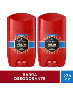 Old Spice Fresh - Pack 2 Desodorante en Barra de 50grs