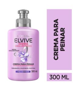 Elvive Hidra Rellenador - 300ml Crema para Peinar con Ácido Hialurónico