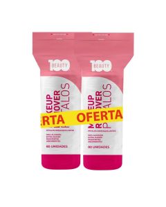 Beauty 100 - Pack 2 Bolsas de 80 Pétales Desmaquillantes