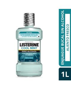 Listerine Cool Mint - 1 Litro Enjuague Bucal sin Alcohol